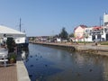 Poland, ÃÂeba - the fishing port in ÃÂeba.